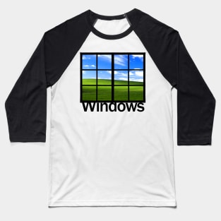 Windows [black] Baseball T-Shirt